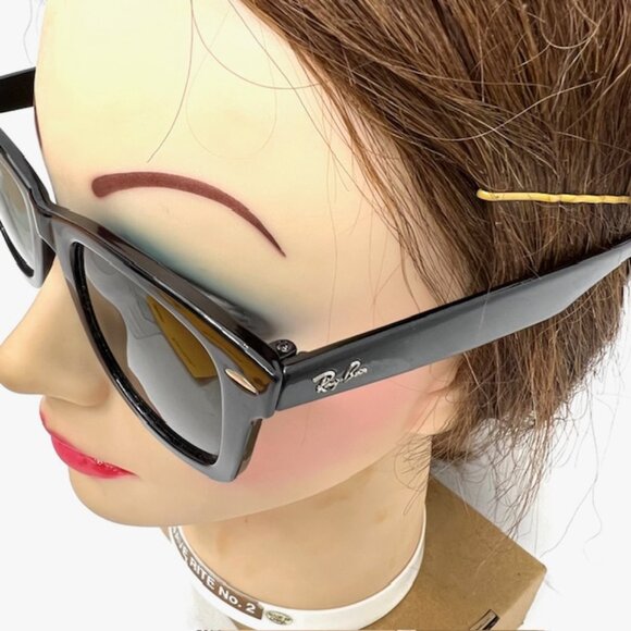 2 Pairs of Ray Ban Sunglasses, 1 x Men's Brown, 1 x Ladie Black  RB 2140 (#9) - Picture 5 of 12